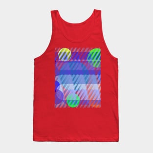 kinetic circles with hatches Tank Top